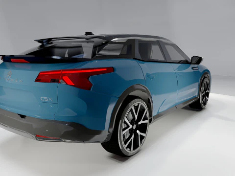Citroen C5X 3D Model
