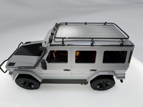 Mercedes G 500 AMG Brabus 3D Model