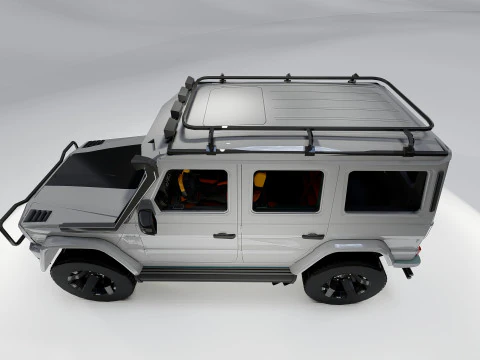 Mercedes G 500 AMG Brabus 3D Model