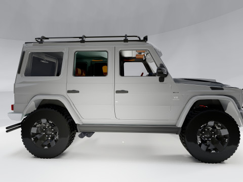 Mercedes G 500 AMG Brabus 3D Model