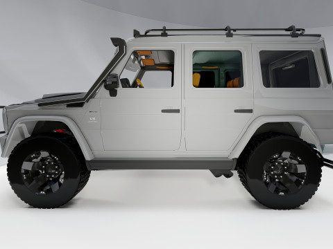 Mercedes G 500 AMG Brabus 3D Model