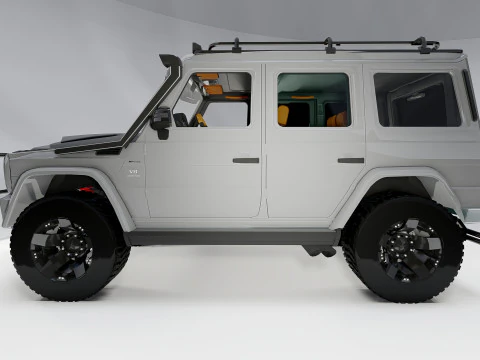 Mercedes G 500 AMG Brabus 3D Model