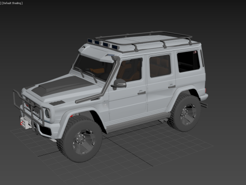 Mercedes G 500 AMG Brabus 3D Model