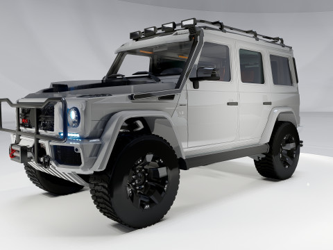Mercedes G 500 AMG Brabus 3D Model
