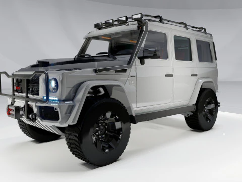 Mercedes G 500 AMG Brabus 3D Model