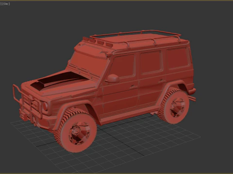 Mercedes G 500 AMG Brabus 3D Model