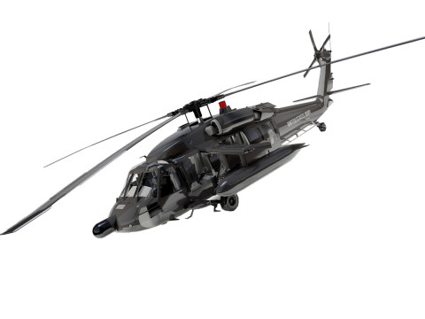 Sikorsky Uh-60A Black Hawk 3D Model