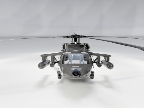 Sikorsky Uh-60A Black Hawk Modelo 3D