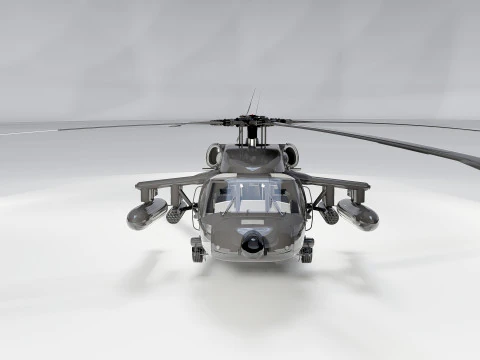 Sikorsky Uh-60A Black Hawk 3D Model