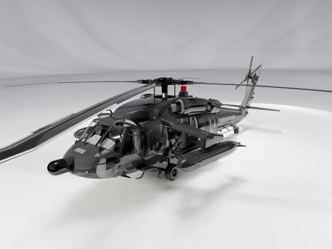 Sikorsky Uh-60A Black Hawk Modelo 3D