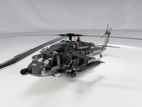 Sikorsky Uh-60A Black Hawk 3D Model
