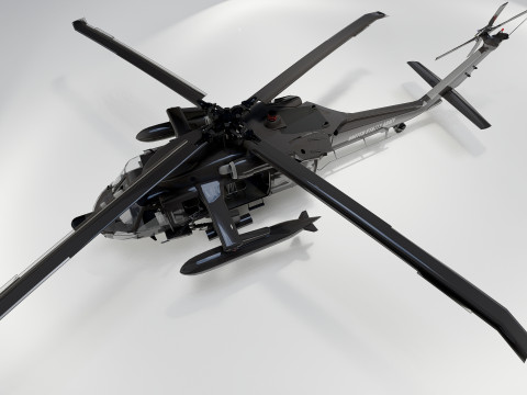 Sikorsky Uh-60A Black Hawk Modelo 3D