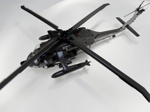 Sikorsky Uh-60A Black Hawk 3D Model