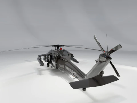 Sikorsky Uh-60A Black Hawk 3D Model