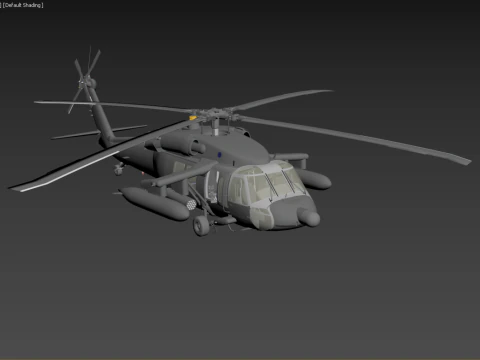 Sikorsky Uh-60A Black Hawk 3D Model