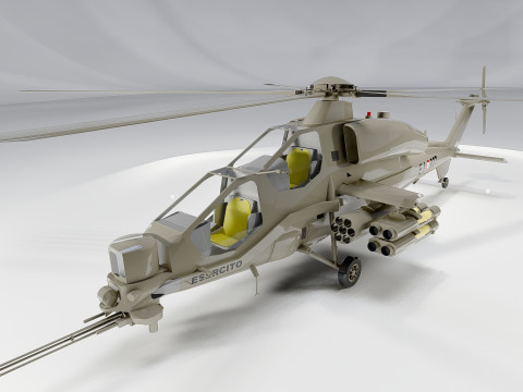 Agusta A 129 Mangusta Modello 3D