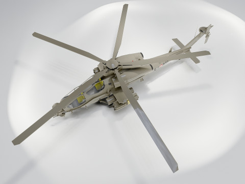 Agusta A 129 Mangusta Modello 3D