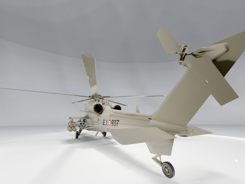 Agusta A 129 Mangusta Modello 3D