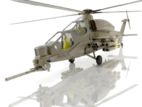 Agusta A 129 Mangusta 3D Model