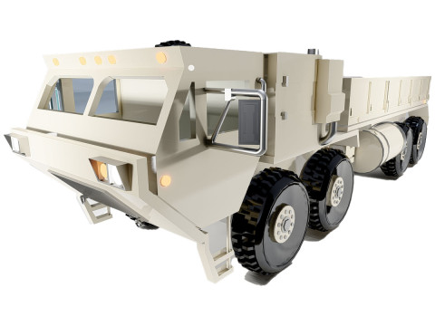 OshKosh LVSR M977 Modelo 3D