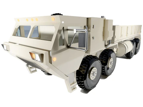 OshKosh LVSR M977 Modelo 3D