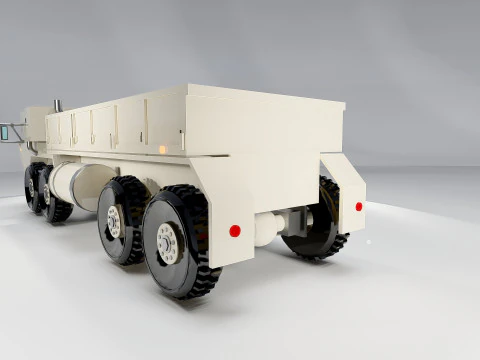 OshKosh LVSR M977 3D Model