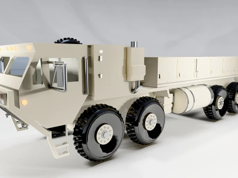 OshKosh LVSR M977 3D Model
