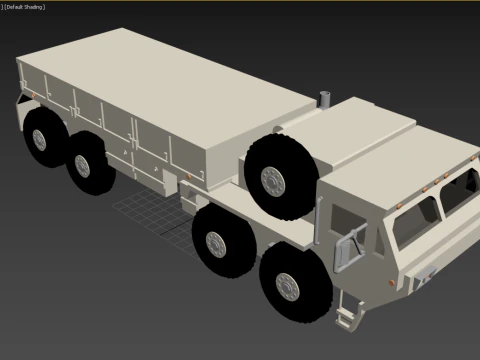 OshKosh LVSR M977 3D Model