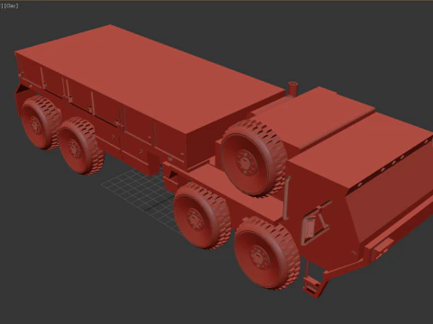 OshKosh LVSR M977 3D Model
