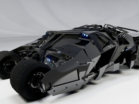 Batmobile 2005 Modelo 3D