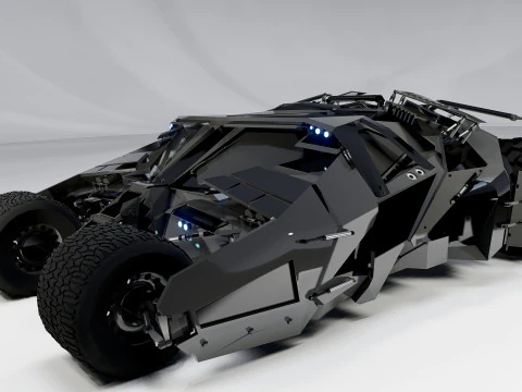 Batmobile 2005 3D Model
