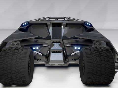 Batmobile 2005 Modelo 3D