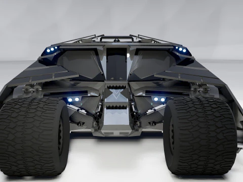 Batmobile 2005 3D Model