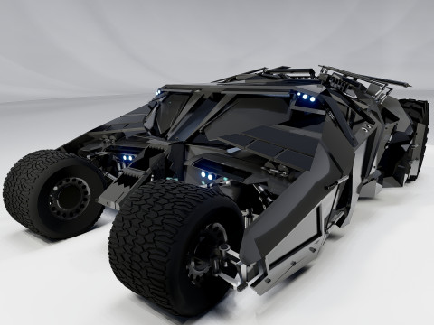 Batmobile 2005 Modelo 3D
