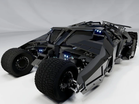 Batmobile 2005 3D Model