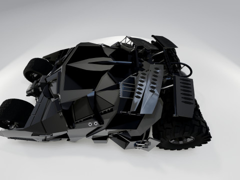 Batmobile 2005 Modelo 3D