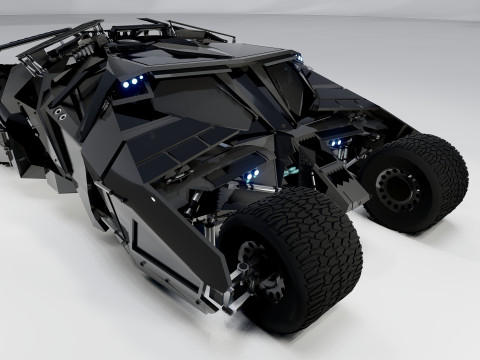 Batmobile 2005 Modelo 3D