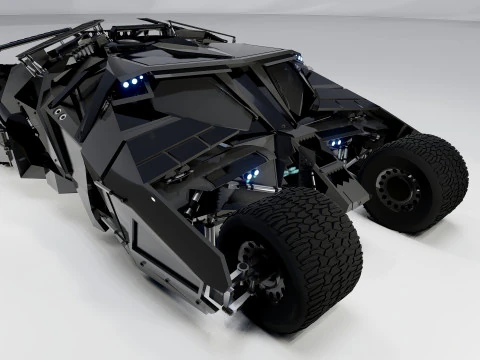 Batmobile 2005 3D Model