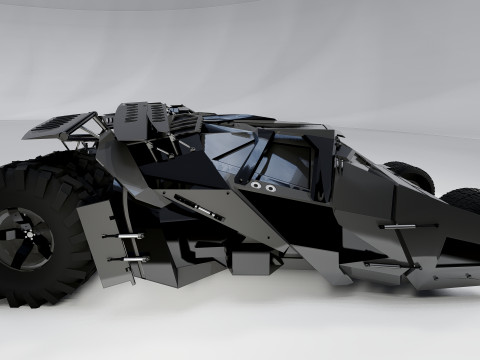 Batmobile 2005 Modelo 3D