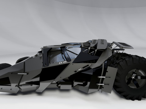 Batmobile 2005 Modelo 3D
