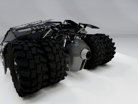 Batmobile 2005 Modelo 3D