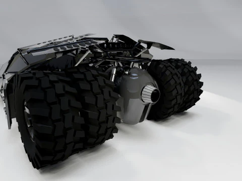 Batmobile 2005 3D Model