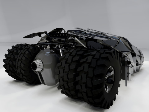 Batmobile 2005 Modelo 3D