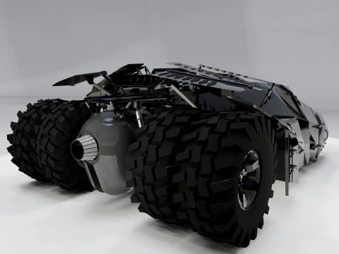Batmobile 2005 3D Model