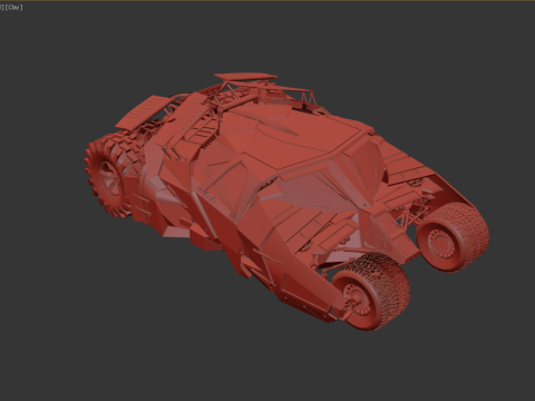 Batmobile 2005 Modelo 3D