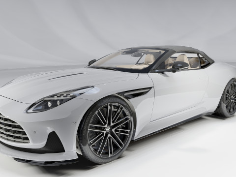Aston Martin DB12 Volante 2024 Modelo 3D