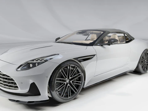 Aston Martin DB12 Volante 2024 Modello 3D