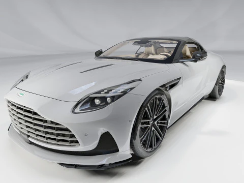Aston Martin DB12 Volante 2024 Modello 3D