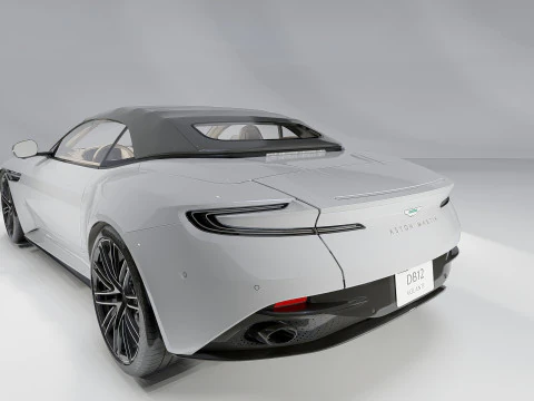 Aston Martin DB12 Volante 2024 Modello 3D