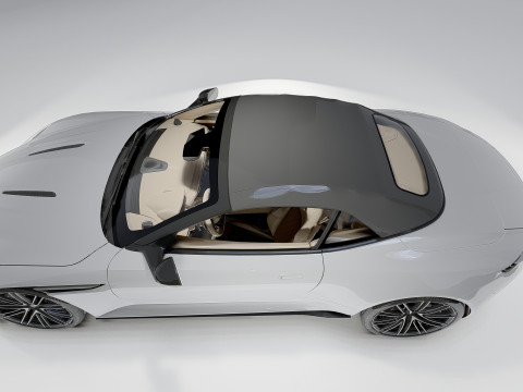 Aston Martin DB12 Volante 2024 Modelo 3D